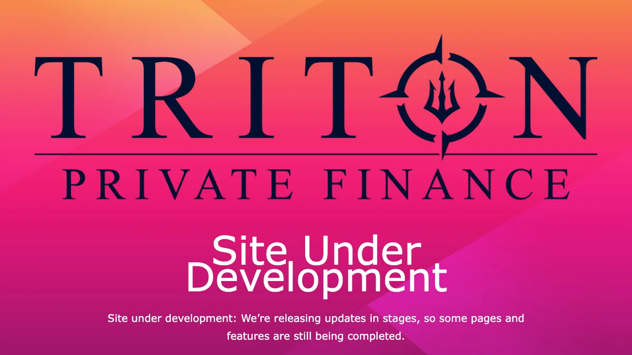 Triton Private Finance website preview