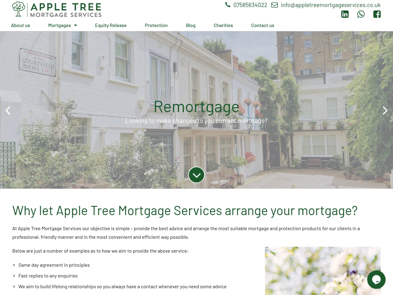 Apple Tree Mortgage Services website preview