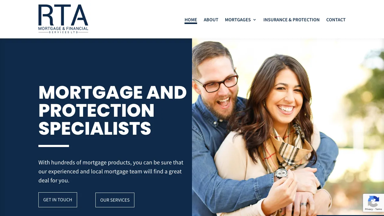 RTA Mortgage & Financial Services Ltd website preview