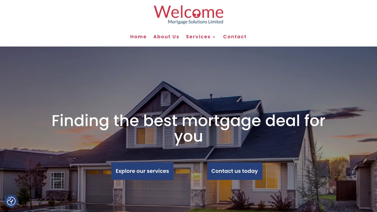Welcome Mortgage Solutions Ltd website preview