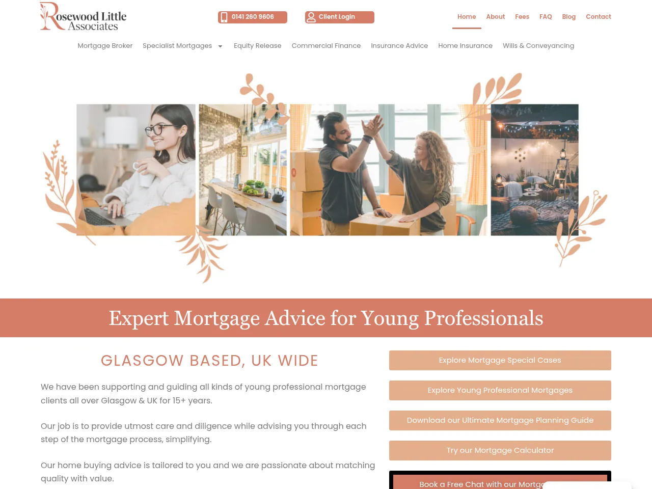 Rosewood Little Associates website preview