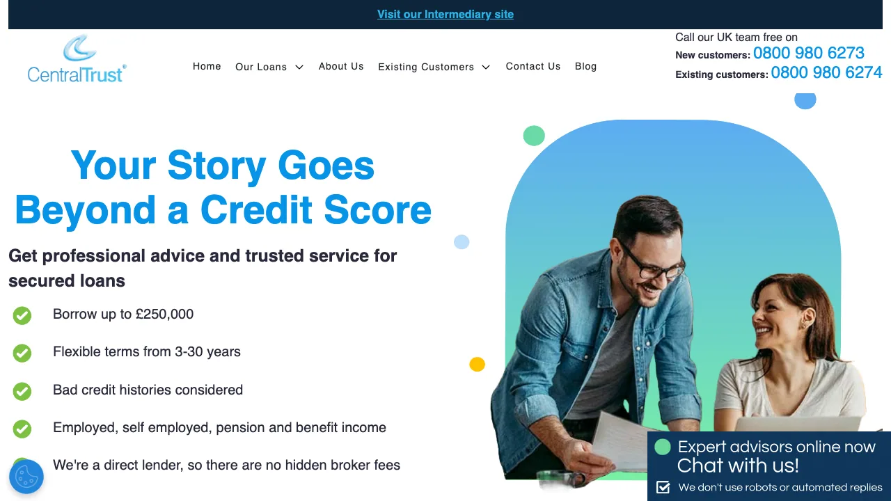 Central Trust Ltd website preview