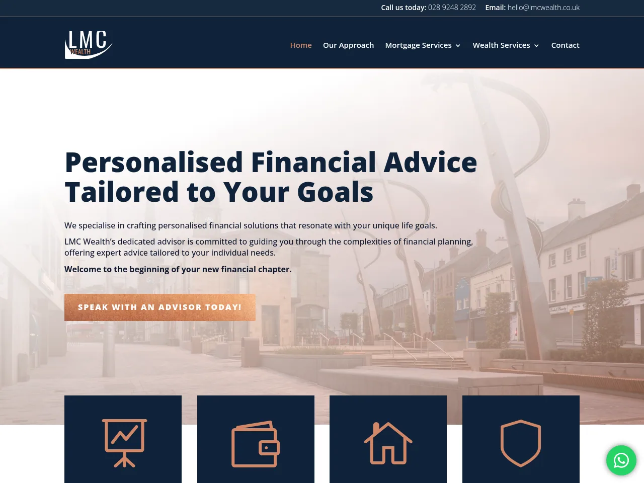 LMC Wealth website preview