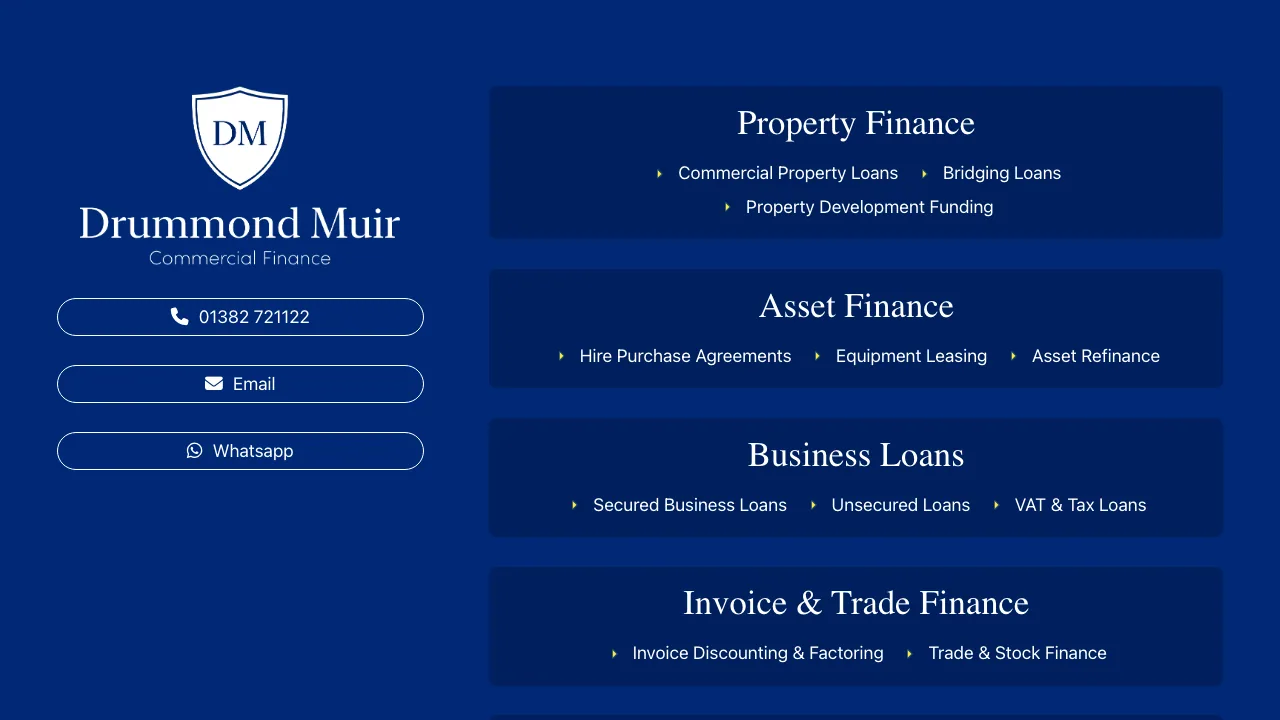 Drummond Muir Commercial Finance website preview