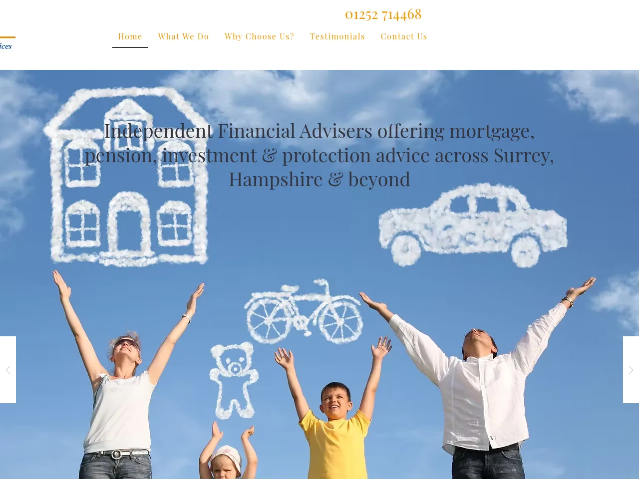 Lloyds Independent Financial Services website preview