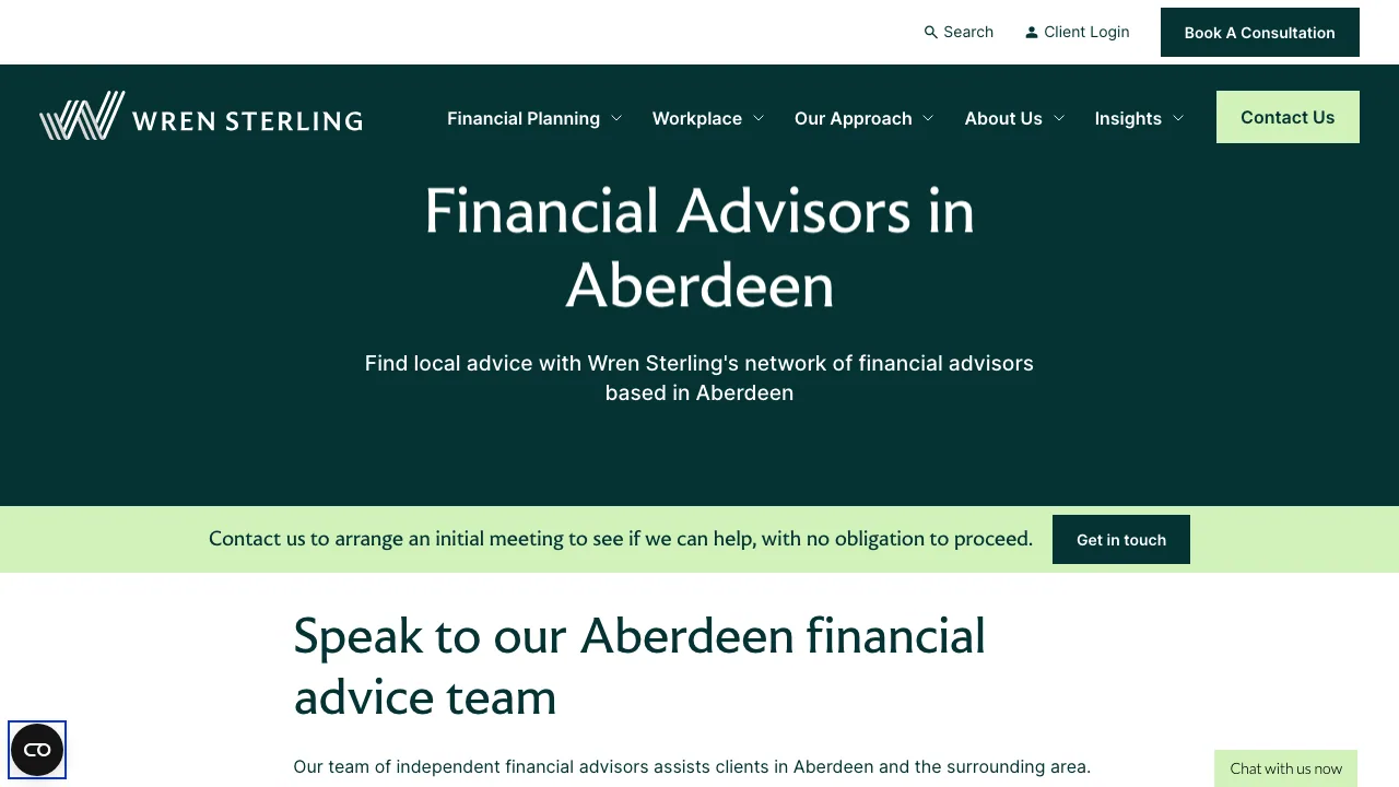 Wren Sterling Aberdeen website preview