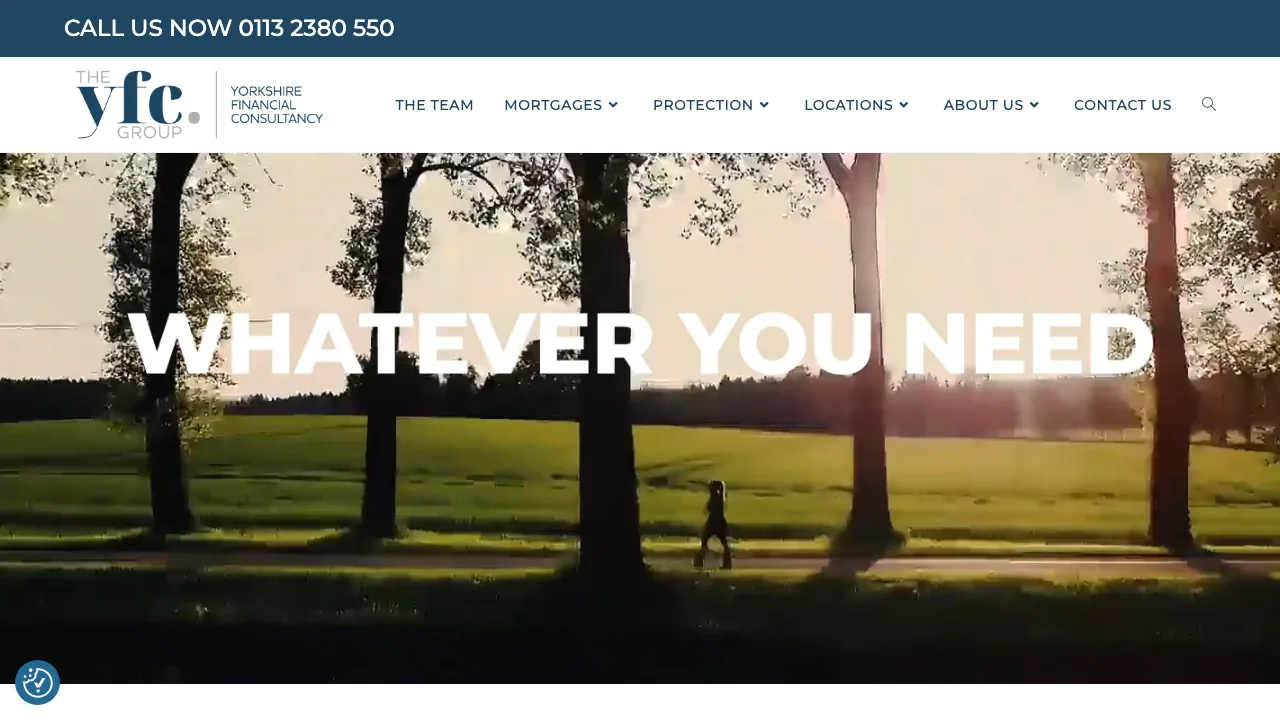 The YFC Group website preview