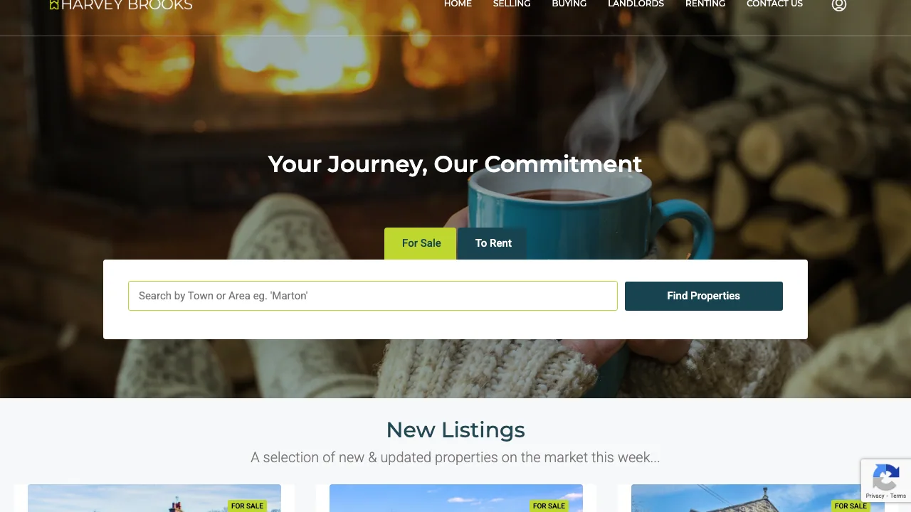 Harvey Brooks website preview