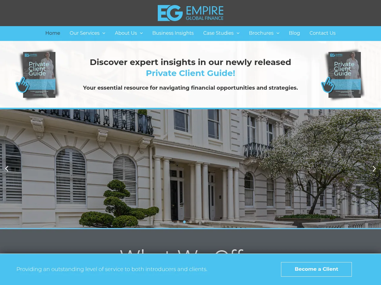 Empire Global Finance website preview