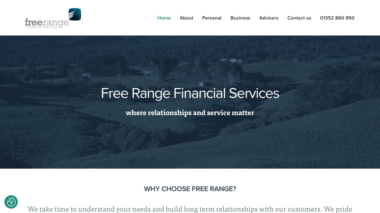Free Range Financial Services Ltd website preview