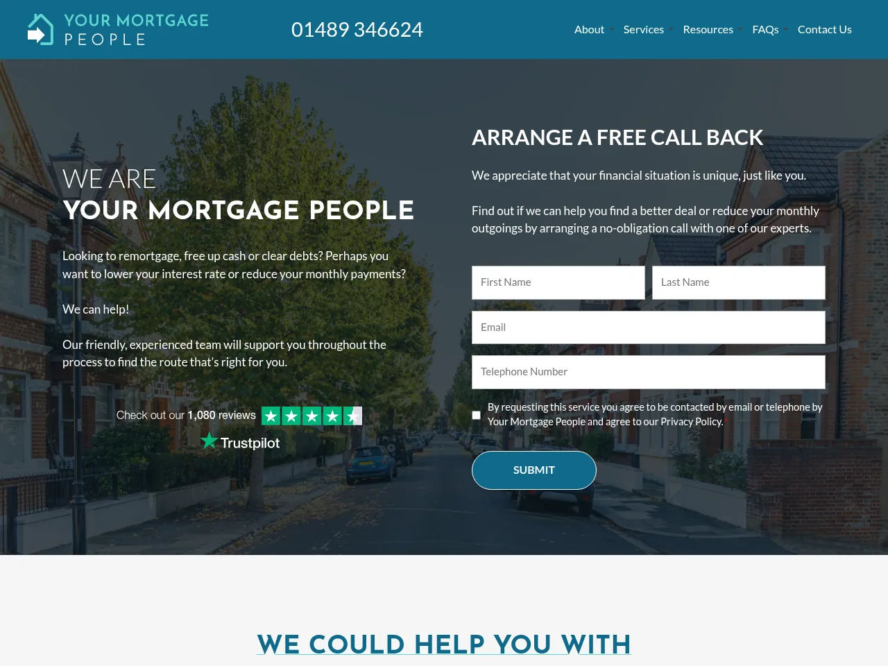 Your Mortgage People website preview