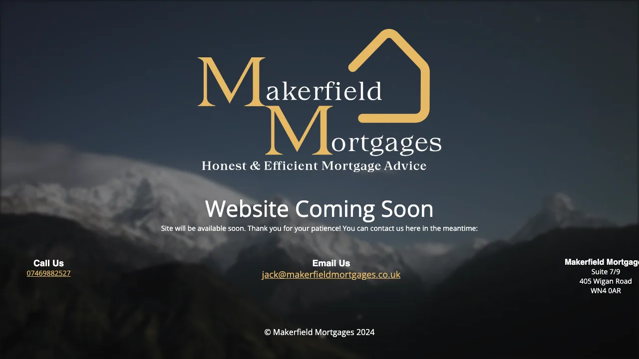 Makerfield Mortgages website preview
