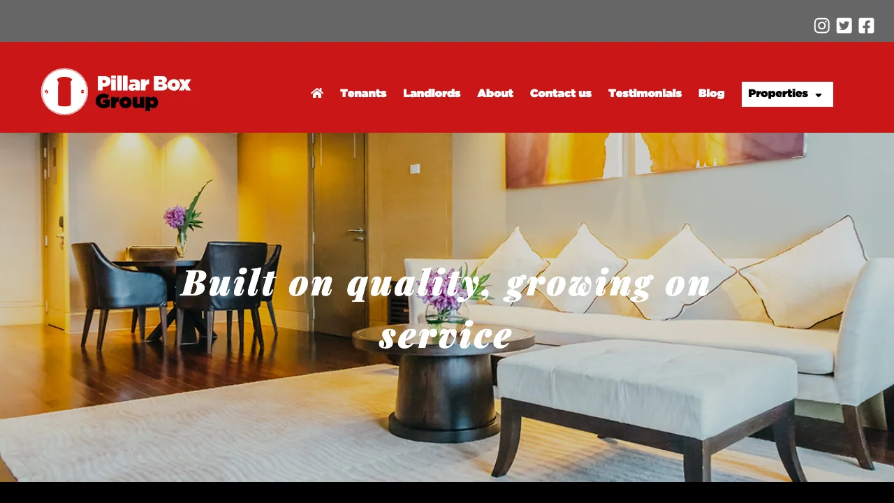Pillar Box Group website preview