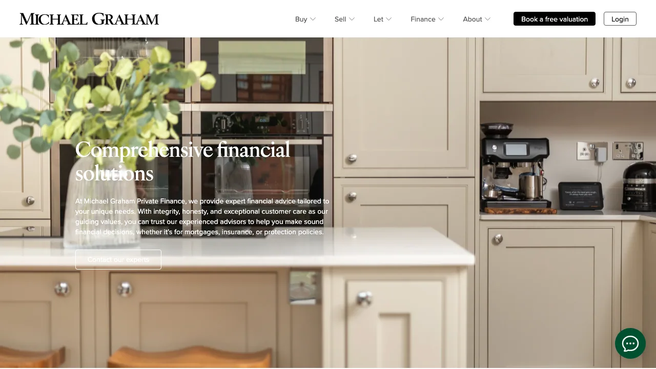 Michael Graham: Financial Services website preview
