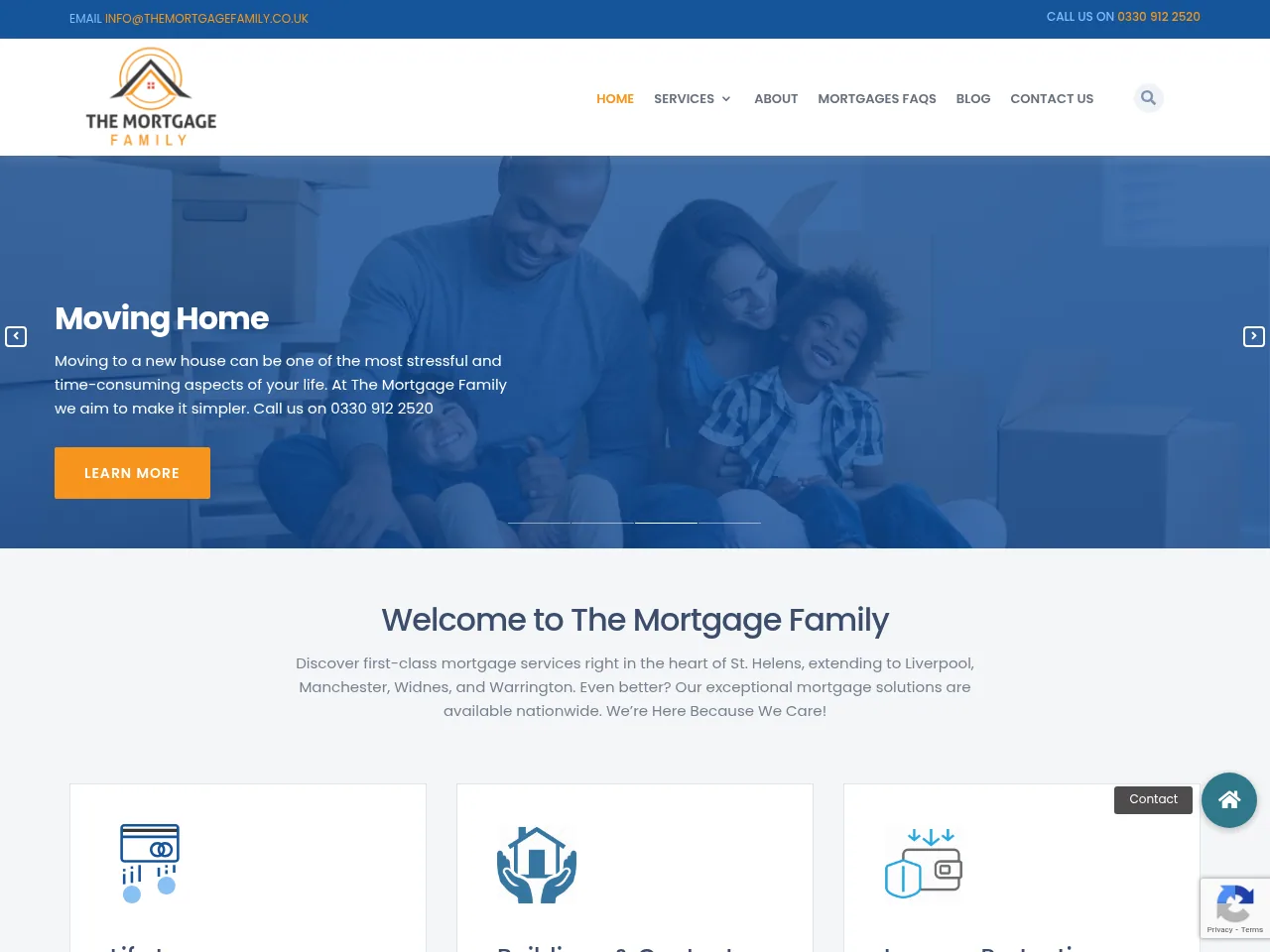 The Mortgage Family website preview