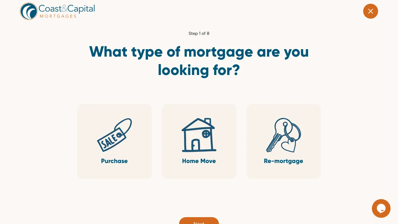 Coast & Capital Mortgages website preview
