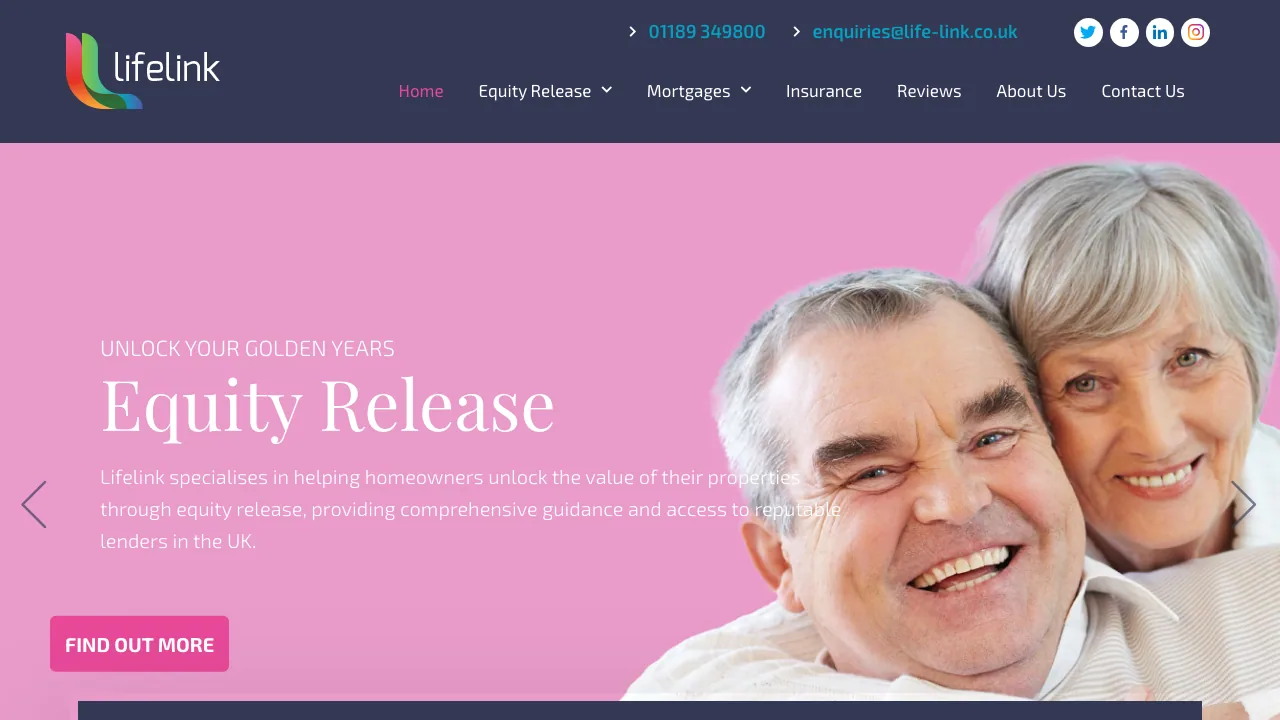 LifeLink Services Ltd website preview