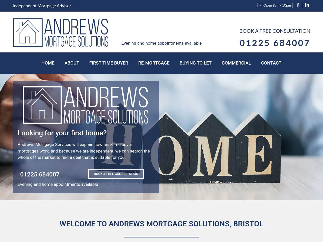 Andrew Mortgage Solutions website preview