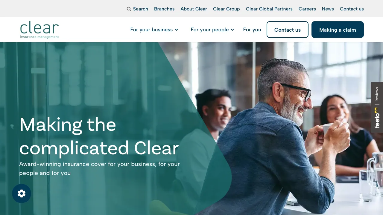 Clear Insurance Management Watford website preview