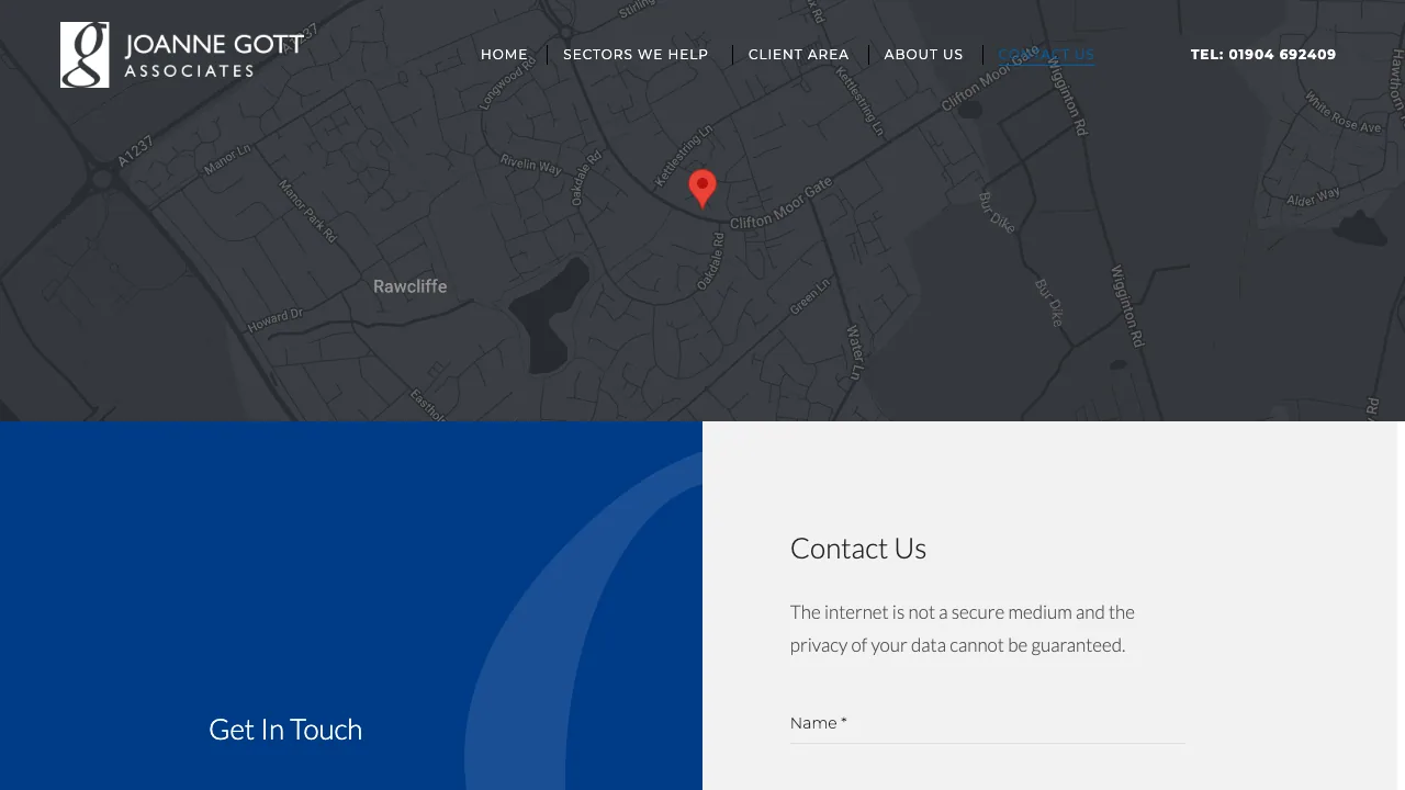 Joanne Gott Associates website preview