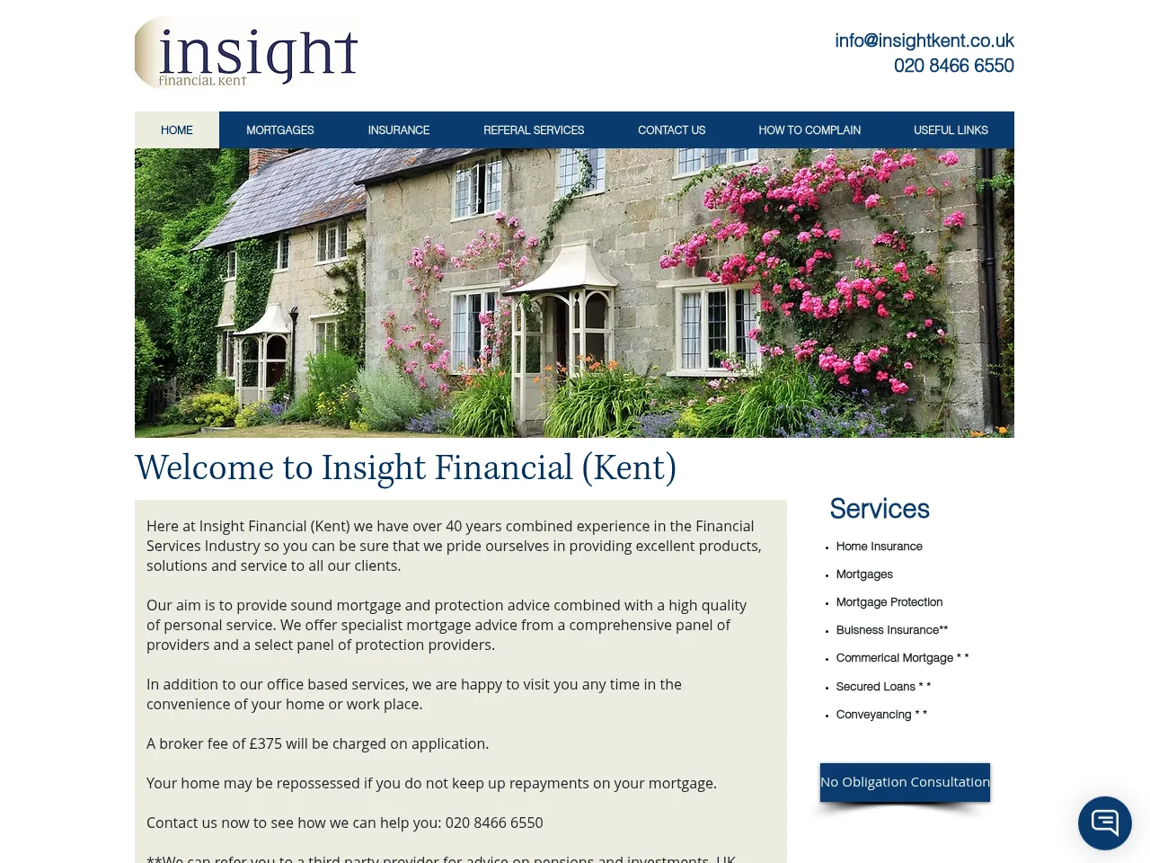 Insight Financial (Kent) website preview