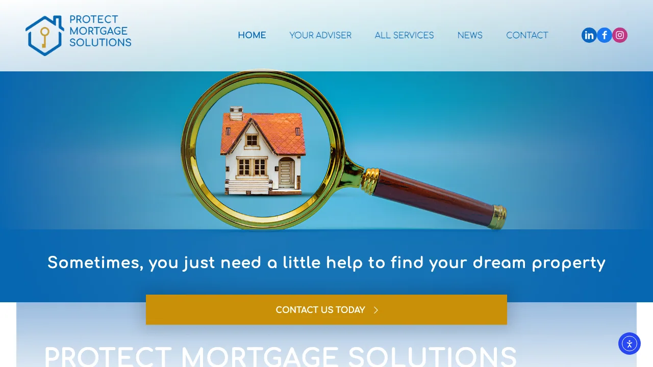 Protect Mortgage Solutions website preview
