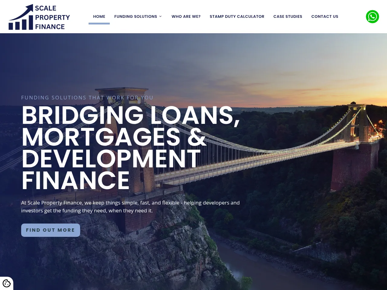 Scale Property Finance website preview