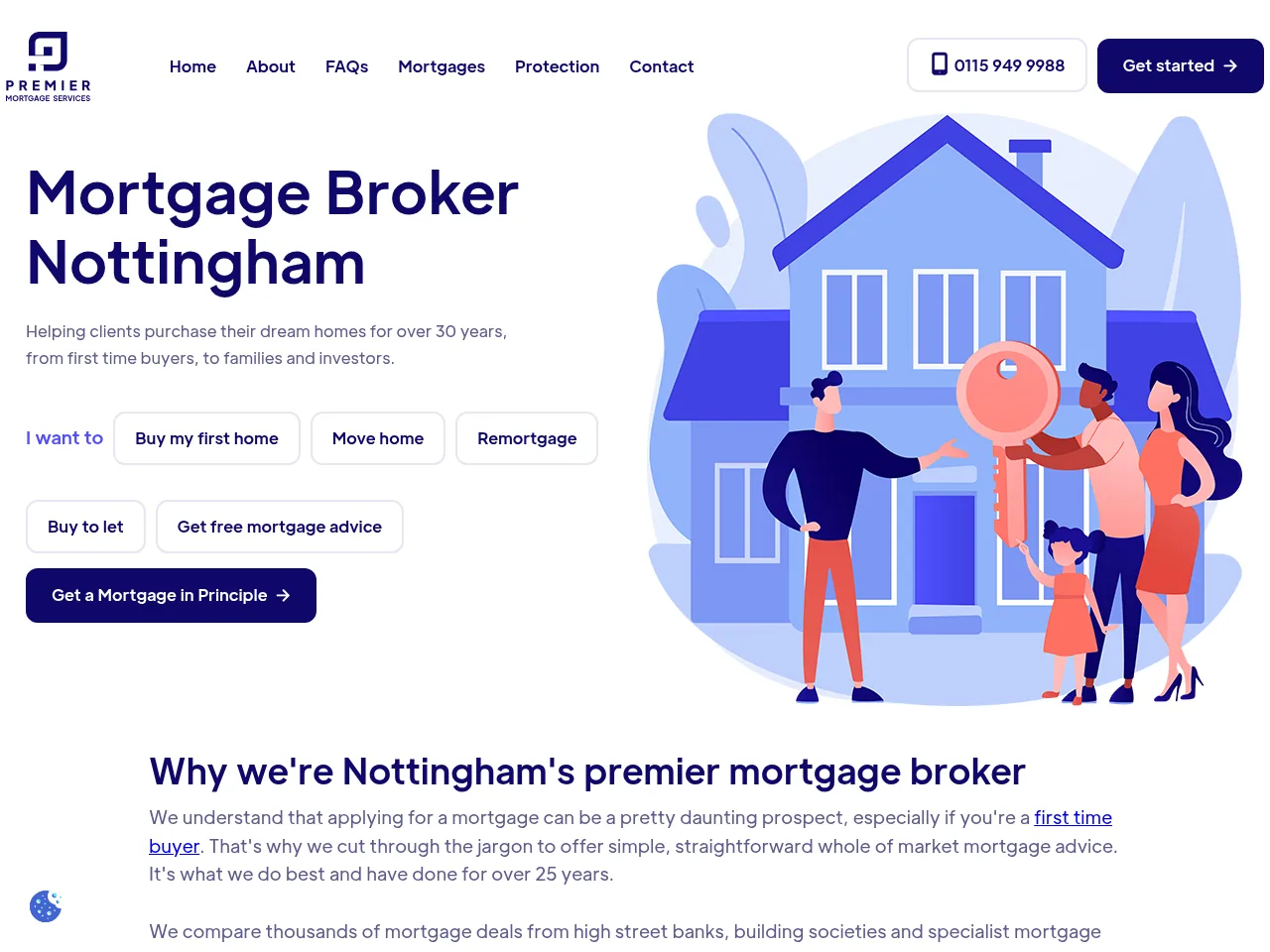 Premier Mortgage Services website preview