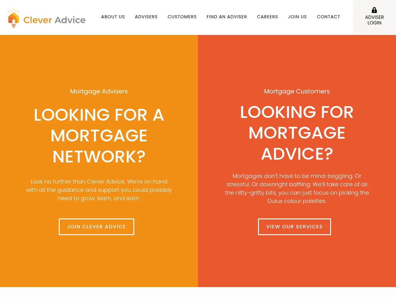 Clever Advice website preview