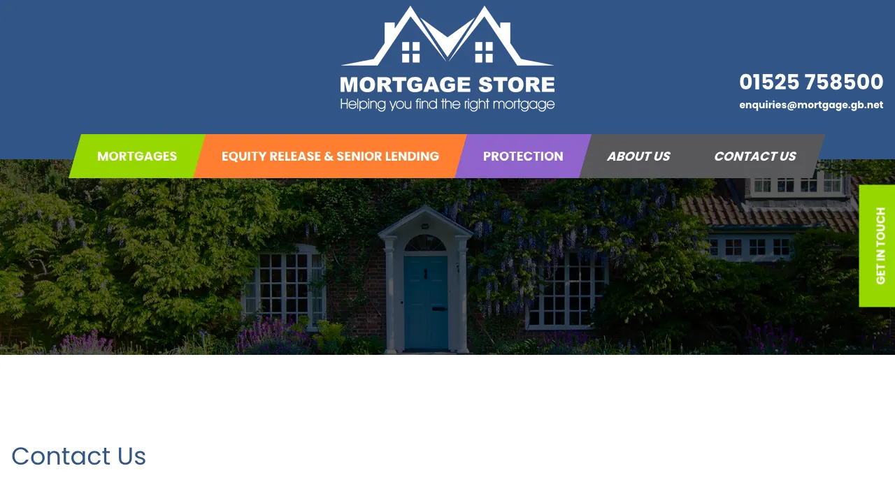 Mortgage Store Ampthill website preview