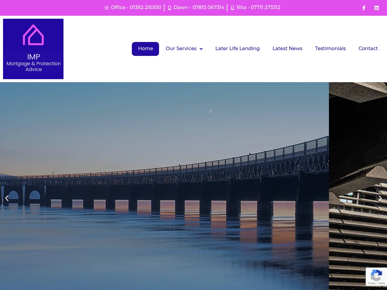 IMP Mortgage & Protection Advice website preview