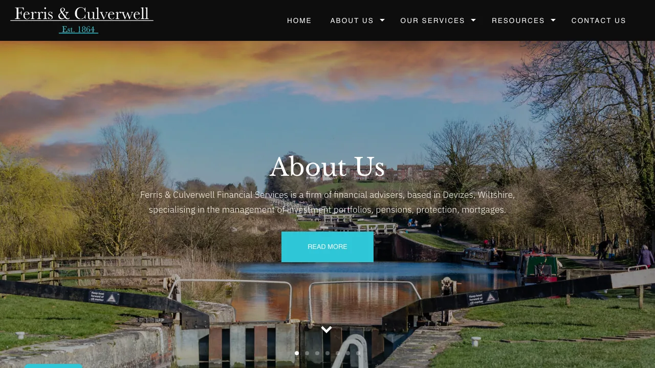 Ferris & Culverwell website preview