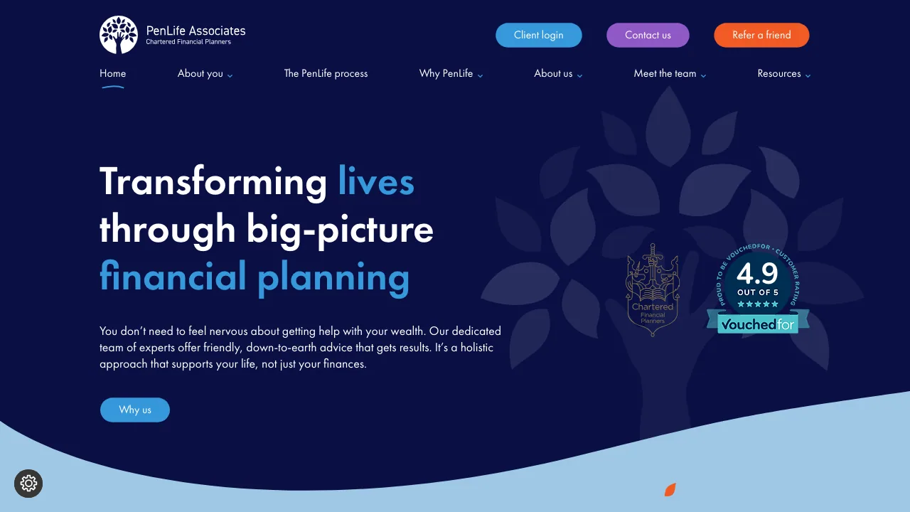 PenLife Associates website preview