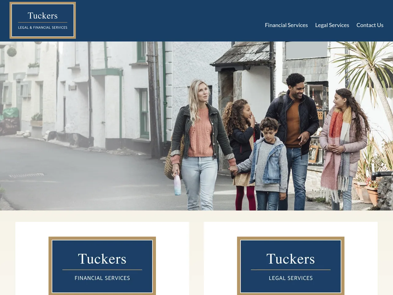 Tuckers Legal & Financial Services website preview
