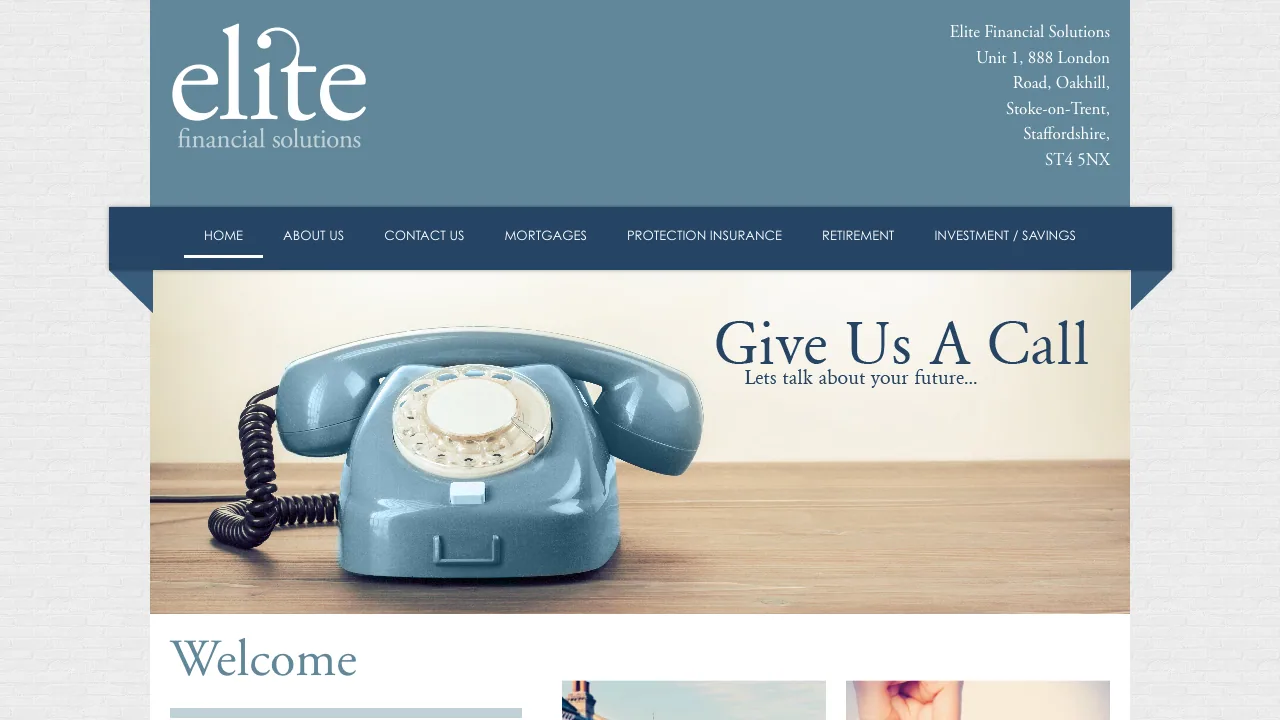 Mortgages Stoke on Trent website preview