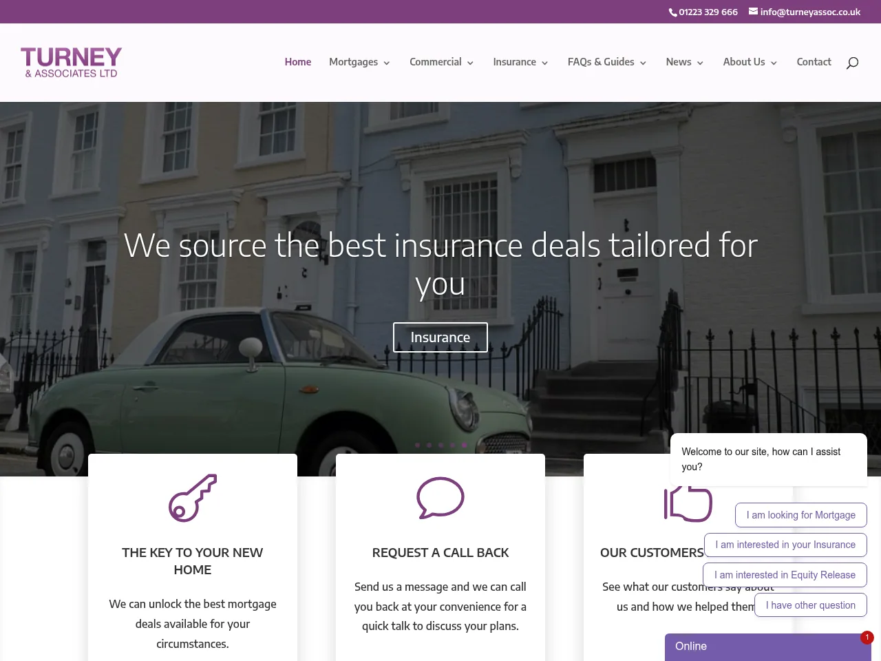 Turney & Associates website preview
