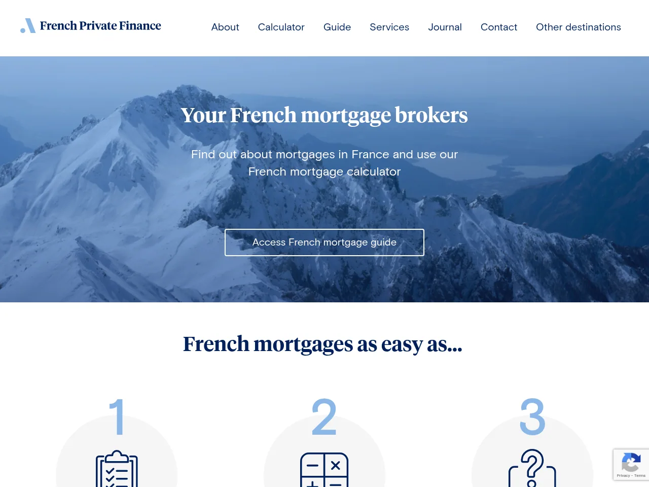 French Private Finance website preview