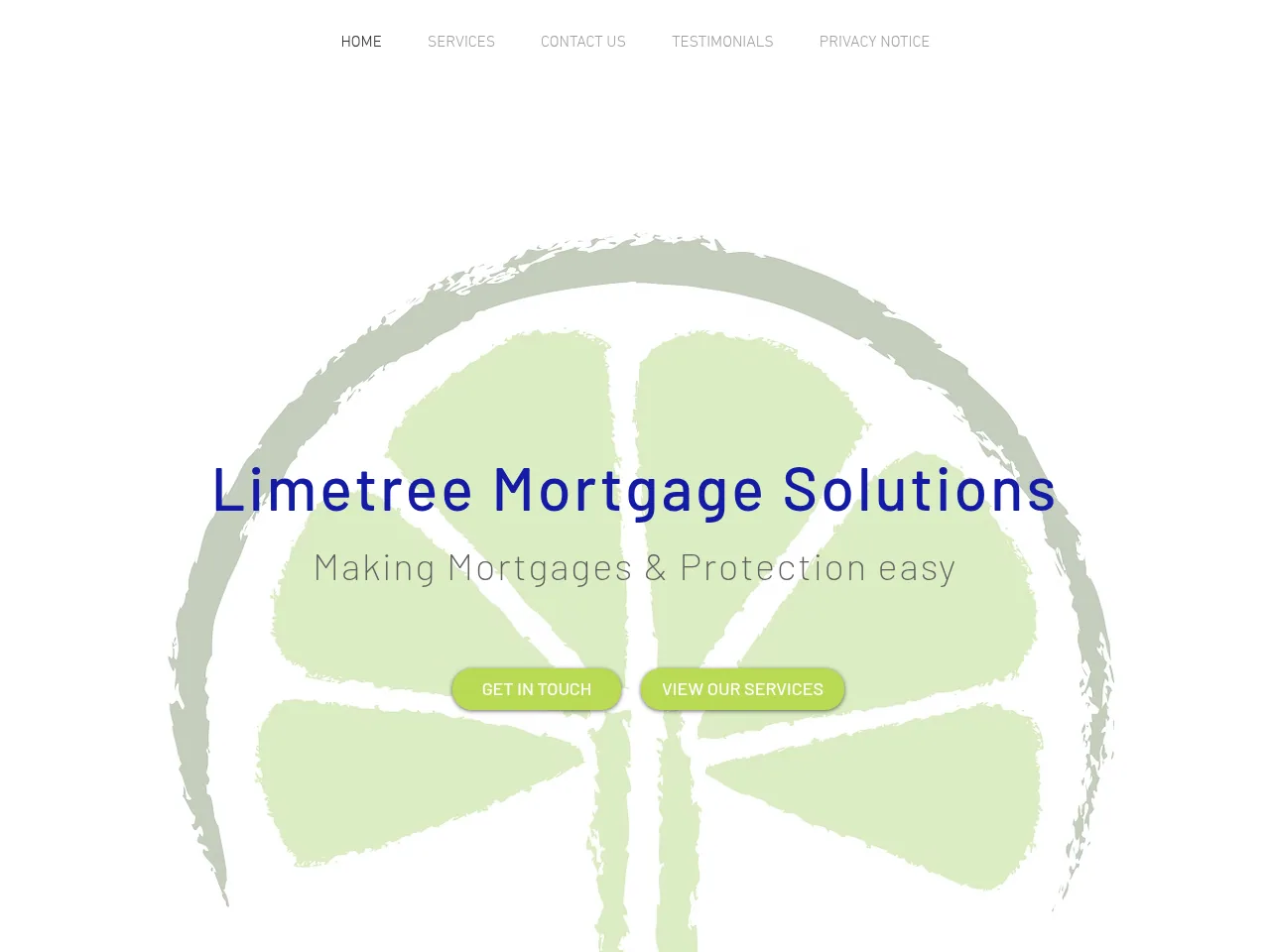 Limetree Mortgage Solutions website preview