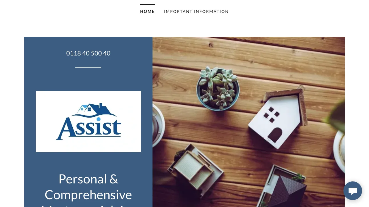 Assist Mortgages website preview