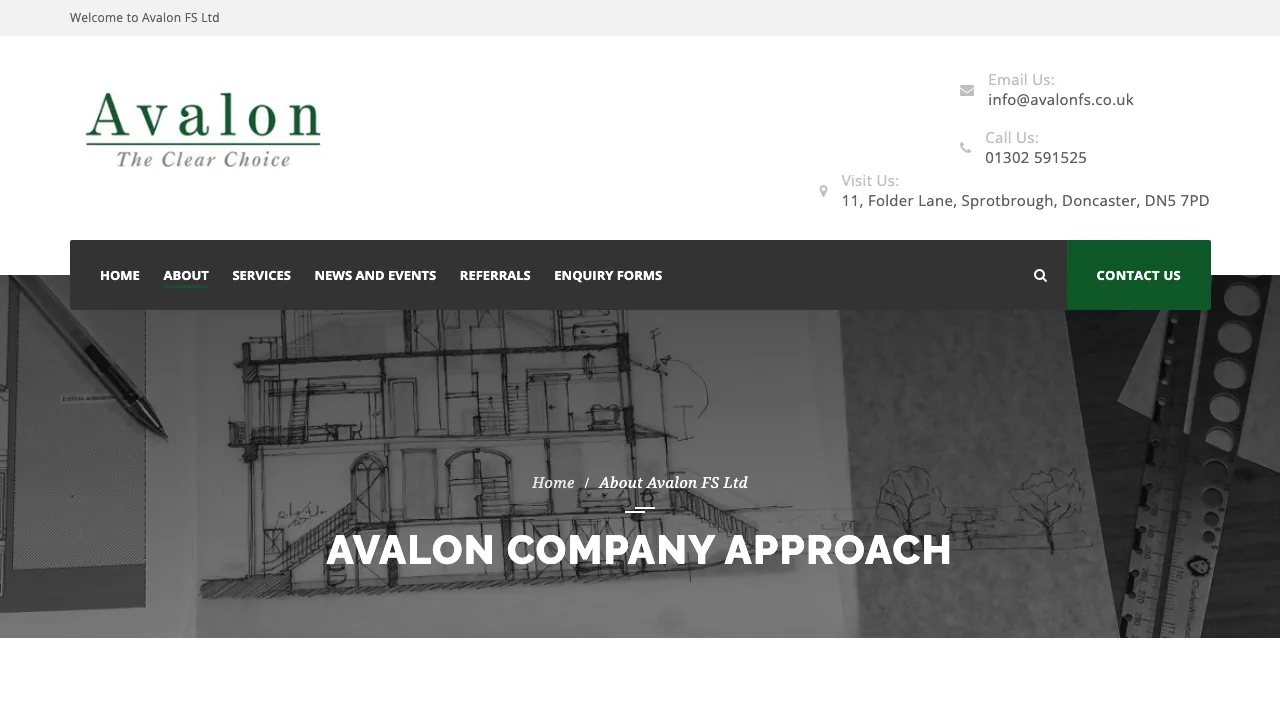 Avalon FS Ltd website preview