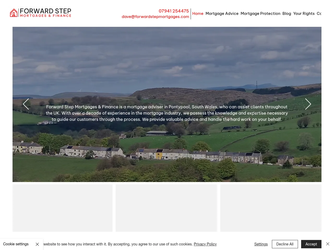 Forward Step Mortgages & Finance website preview