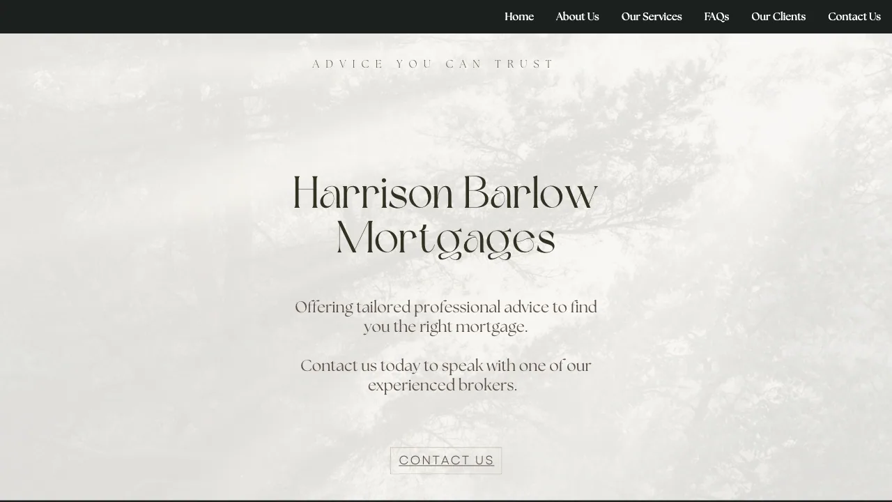 Harrison Barlow Mortgages Limited website preview