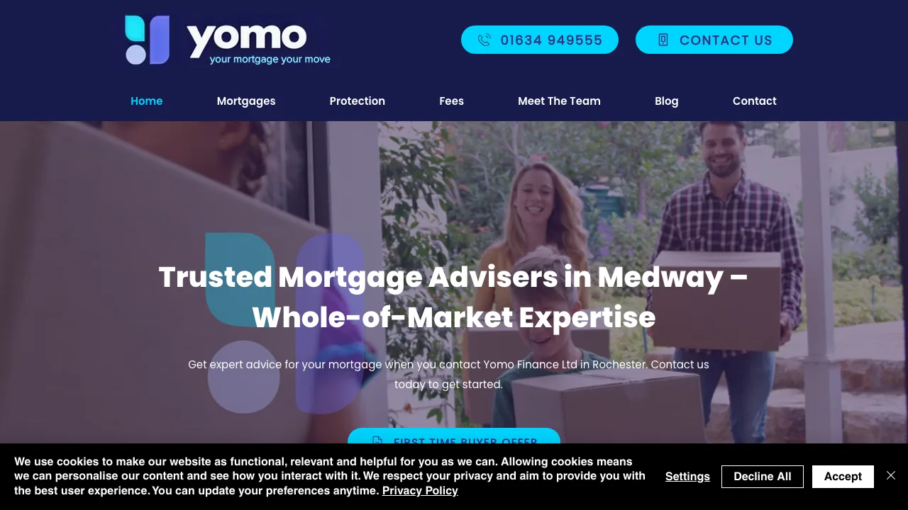 Ben Groves - Mortgage Broker website preview