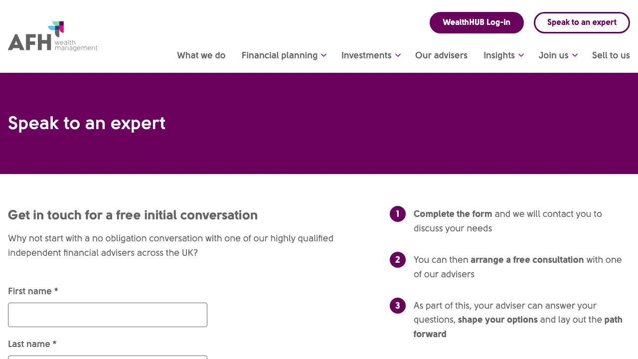 Logic Wealth Planning website preview