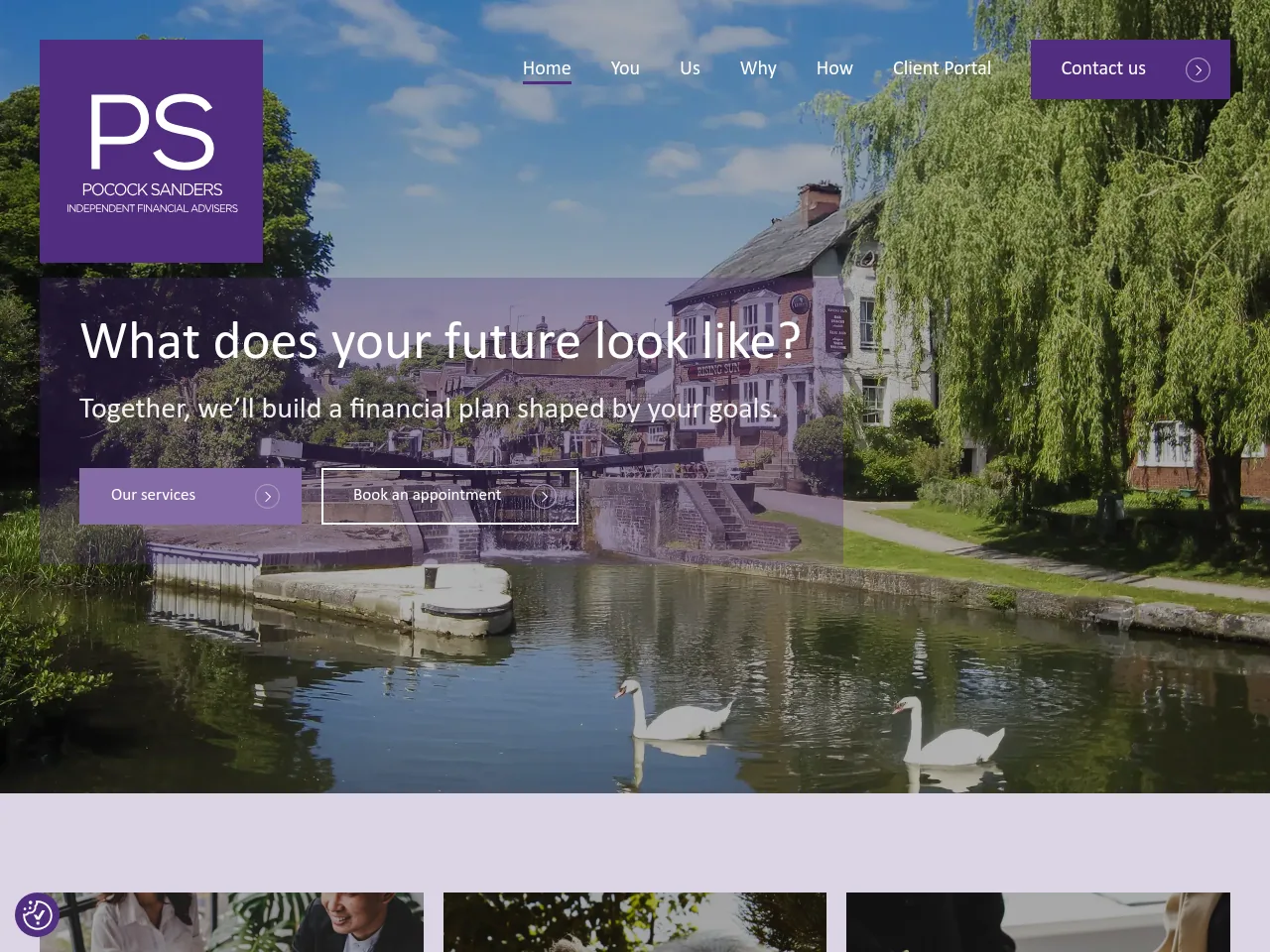 Pocock Sanders website preview