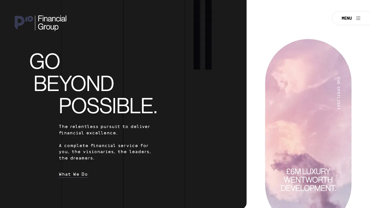 P10 Financial Group website preview