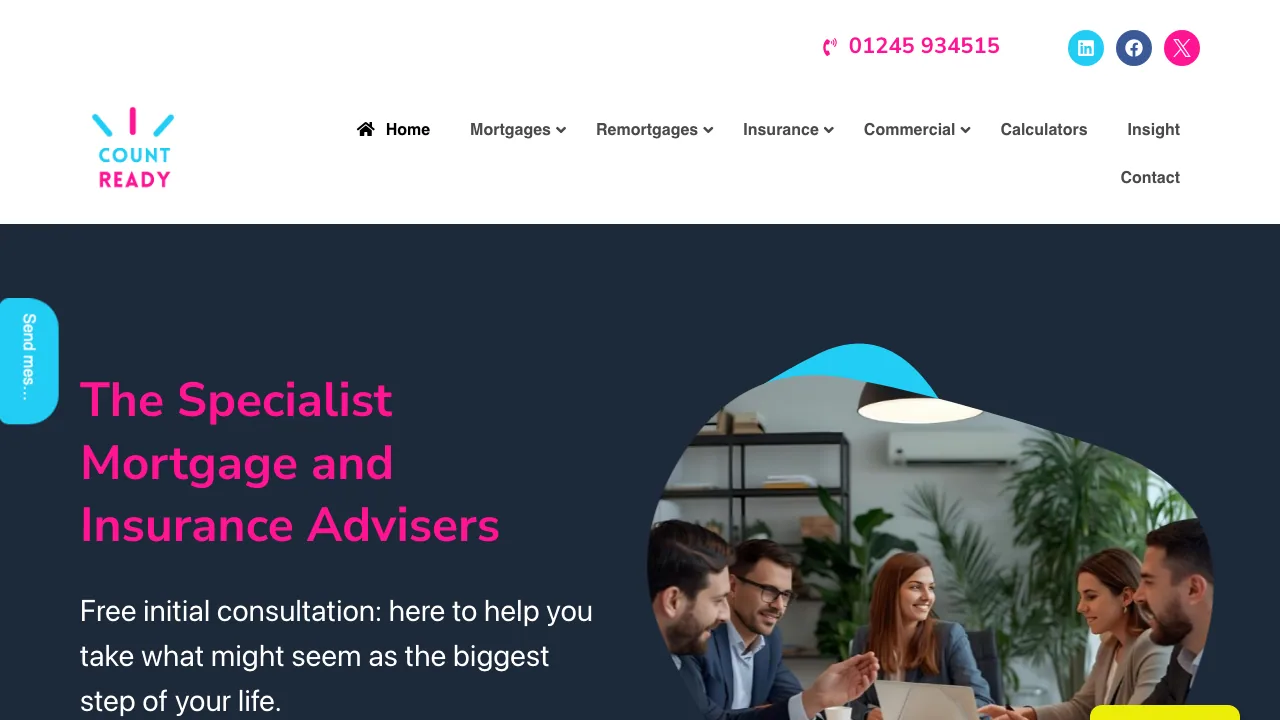 Count Ready website preview