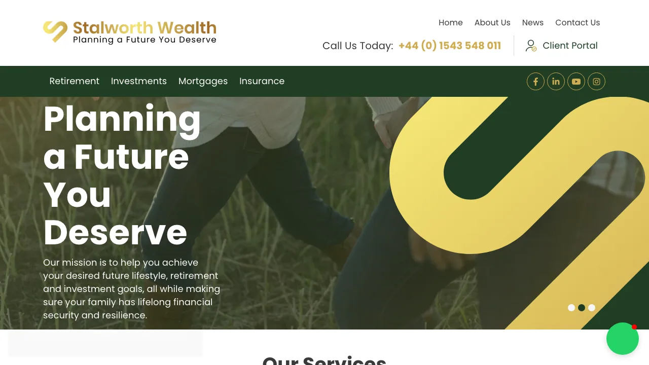 Stalworth Wealth website preview