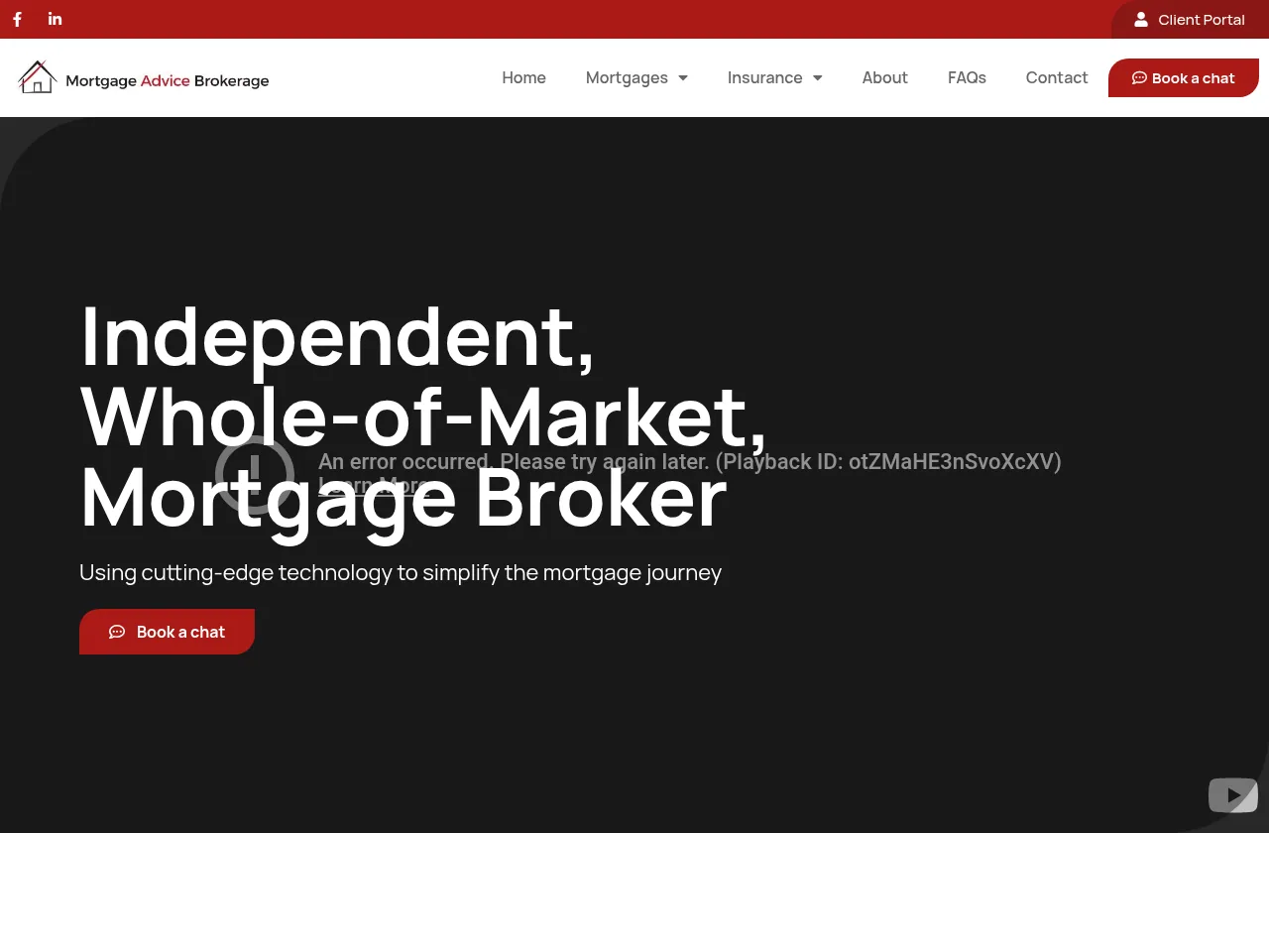 Mortgage Advice Brokerage website preview