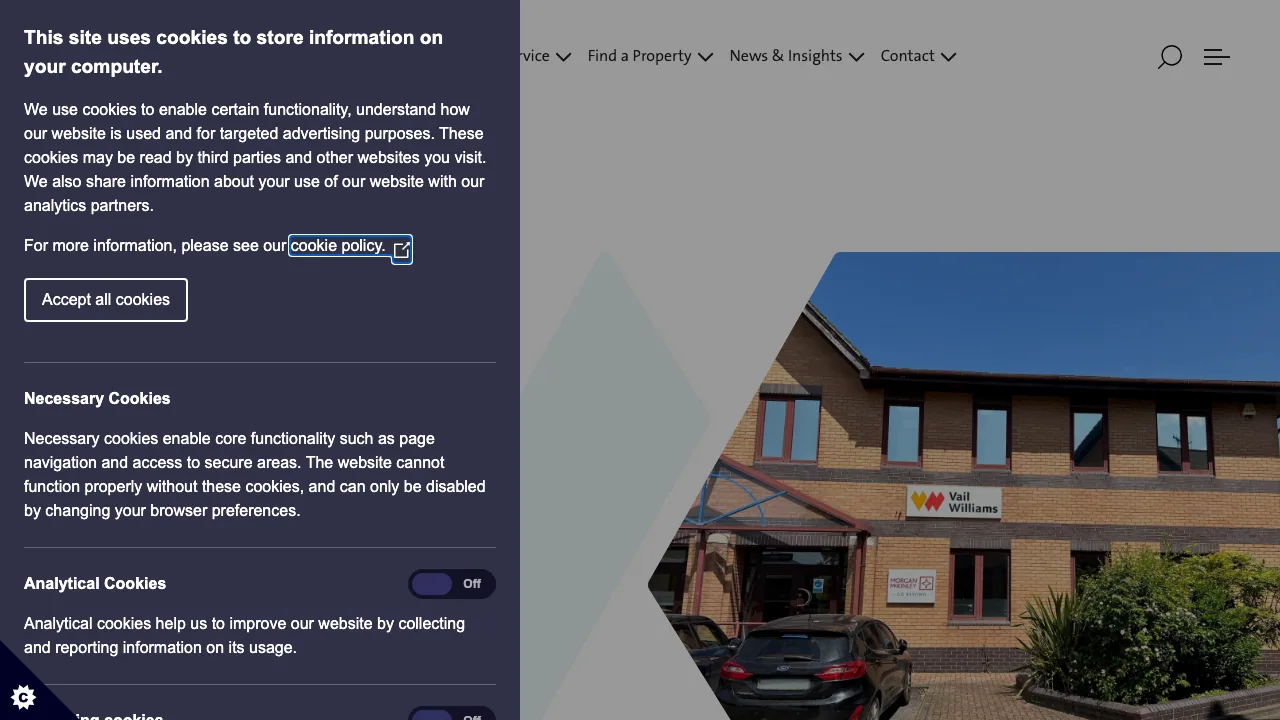 Vail Williams Crawley website preview